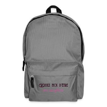 Excuse me for being an exception - Backpack - elephant grey - Front