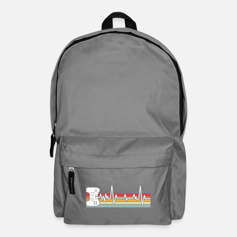Gamer Game Video Game Blueberry Vintage Gaming - Backpack - elephant grey