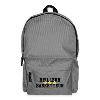 Best Basketball Player - Backpack - elephant grey - Front