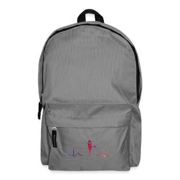 Cheerpom pom girls Mom Cheerleading - Sac à dos - gris éléphant - Devant