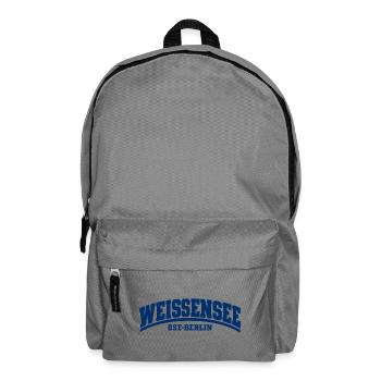 Weißensee - Ost-Berlin - Bezirk - Deutschland - Rucksack - Mittelgrau - Vorne