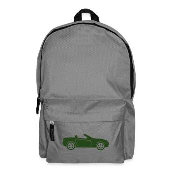 Auto Cabrio Silhouette - Rucksack - Mittelgrau - Vorne