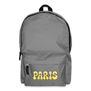 Retro Yellow Bubble Wetten - Rucksack - Mittelgrau - Vorne