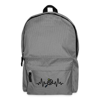 I love Tennis - Rucksack - Mittelgrau - Vorne