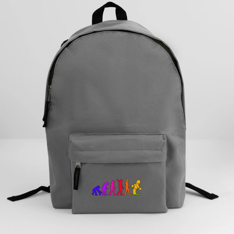 Clamping Brick Evolution Humanity Studded Brick Backpack