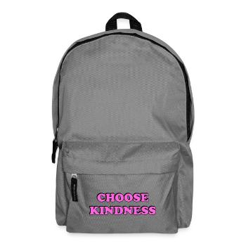 Wählen Sie Kindness pink - Rucksack - Mittelgrau - Vorne