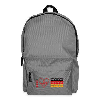 J’adore l’Allemagne - Sac à dos - gris éléphant - Devant