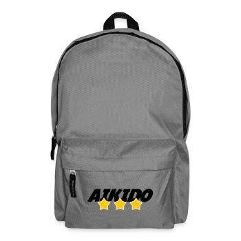 Aikido – Kampfsport – Aikido - Rucksack - Mittelgrau - Vorne