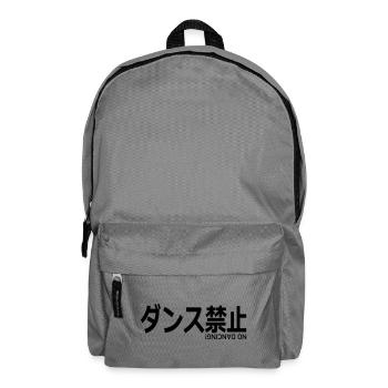 No Dancing Kanji Club Party - Rucksack - Mittelgrau - Vorne