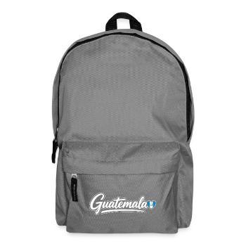 Guatemalaische Schrift mit Flaggenherz-Liebe - Rucksack - Mittelgrau - Vorne