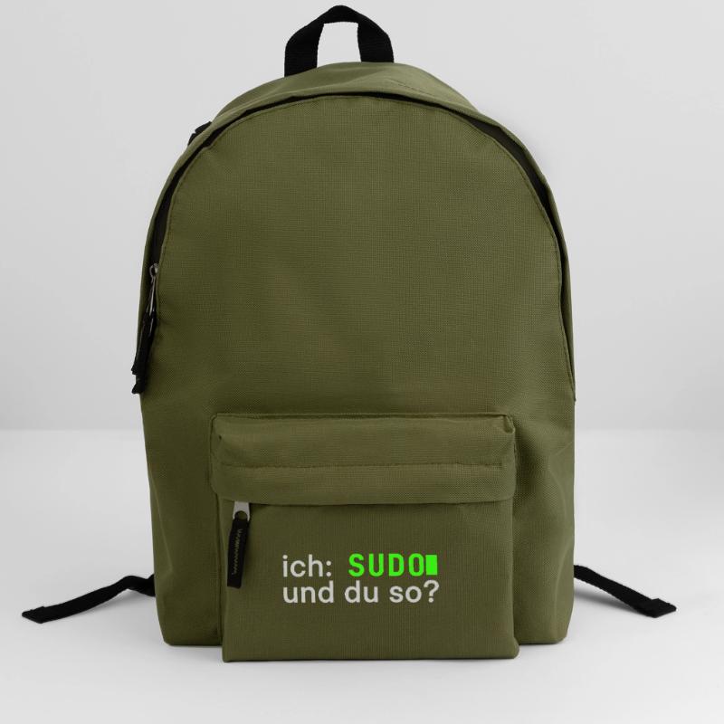 ich: SUDO und du so? Linux Spruch - Programmierer Rucksack