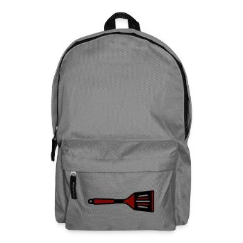 Grillwender Smashburger BBQ Foodtruck Grillen - Rucksack - Mittelgrau - Vorne