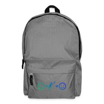 Geschenkidee für einen Tennis mit Tennis - Rucksack - Mittelgrau - Vorne