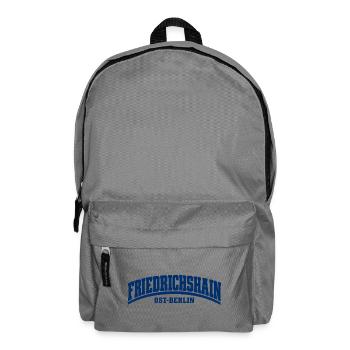 Friedrichshain - Ost-Berlin - Bezirk - Deutschland - Rucksack - Mittelgrau - Vorne