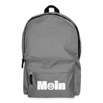 Moin mit Anker Design - Rucksack - Mittelgrau - Vorne