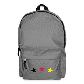 sterne sport fußball - Rucksack - Mittelgrau - Vorne