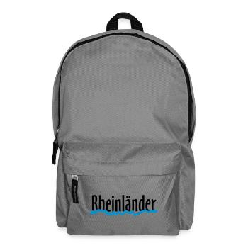 Rheinländer - Die Leute vom Rhein - Rucksack - Mittelgrau - Vorne