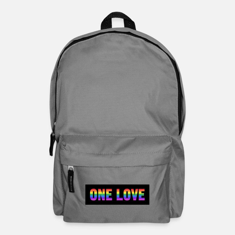 ONE LOVE - Rucksack - Mittelgrau