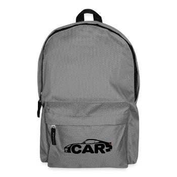 Sports Car - Cool Car Logo - Backpack - elephant grey - Front