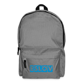 Eslöv Stadtsilhouettendruck - Rucksack - Mittelgrau - Vorne