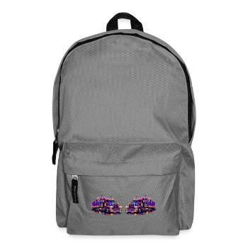 Neon Trucks - Backpack - elephant grey - Front