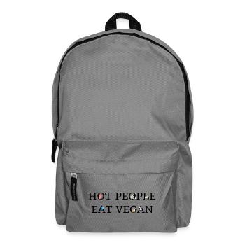 Les personnes sexy mangent végane - Sac à dos - gris éléphant - Devant