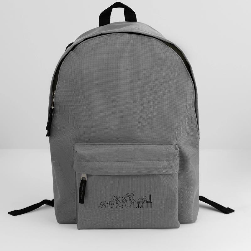 Evolution Computerarbeit Rucksack