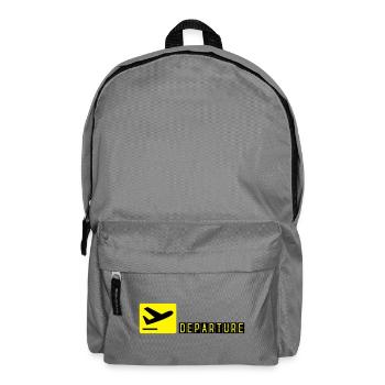 Airplane taking off - Backpack - elephant grey - Front