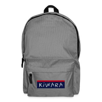 polizei KIWARA lustig logo pozilei frozelei - Rucksack - Mittelgrau - Vorne
