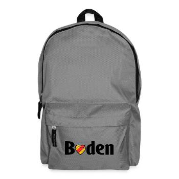 Unser Baden - Rucksack - Mittelgrau - Vorne