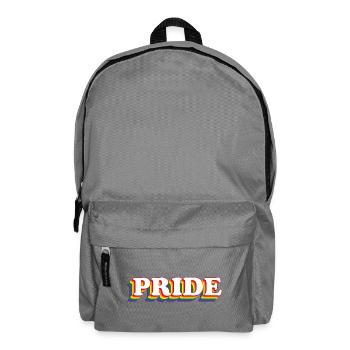 PRIDE aux couleurs de l’arc-en-ciel LGBT - Sac à dos - gris éléphant - Devant