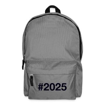 2025 Hashtag - Rucksack - Mittelgrau - Vorne