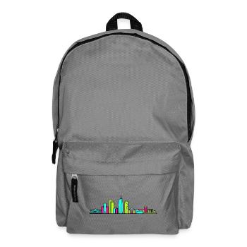 Kunst des Dhaka City Skyline National Monument - Rucksack - Mittelgrau - Vorne