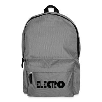 Electro music Logo - Backpack - elephant grey - Front