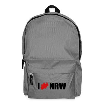 I love NRW North Rhine-Westphalia - Backpack - elephant grey - Front