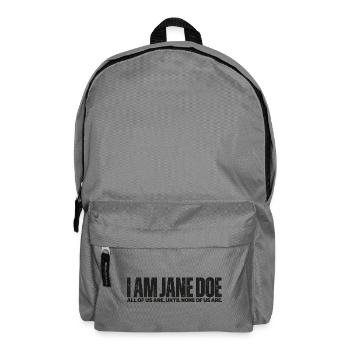 I Am Jane Doe: Kollektive Identität - Rucksack - Mittelgrau - Vorne