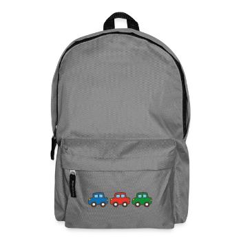 Trois voitures - Sac à dos - gris éléphant - Devant