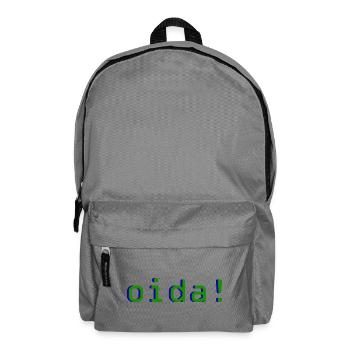 oida! - Rucksack - Mittelgrau - Vorne