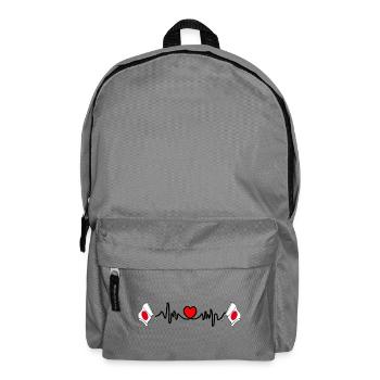 Heart rate cardio for Japan - Backpack - elephant grey - Front