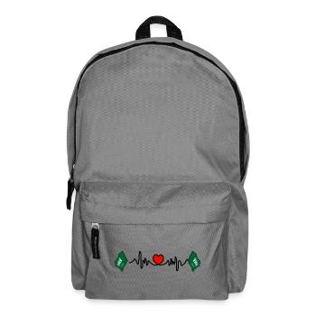 Heart rate cardio for Saudi Arabia - Backpack - elephant grey - Front