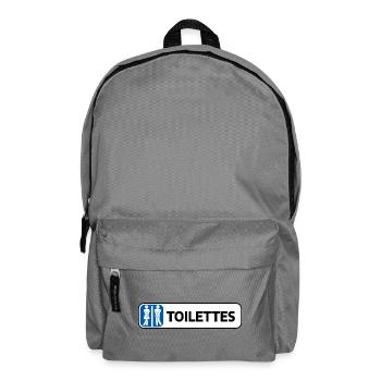 toilet - Backpack - elephant grey - Front