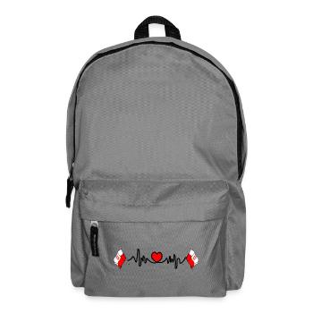 Heart rate cardio for Poland - Backpack - elephant grey - Front