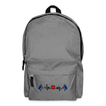 Cardio de fréquence cardiaque pour Curaçao - Sac à dos - gris éléphant - Devant