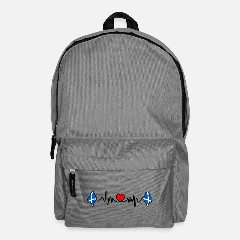 Herzfrequenz-Cardio für Schottland - Rucksack - Mittelgrau