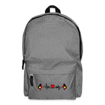 Heart rate cardio for Aboriginal people - Backpack - elephant grey - Front