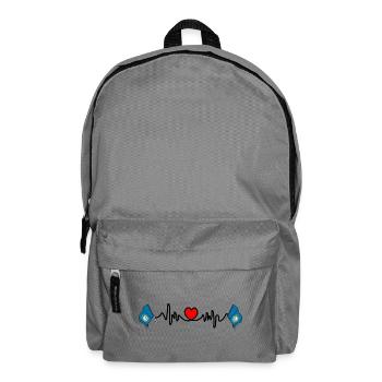 Heart rate cardio for South Dakota - Backpack - elephant grey - Front