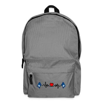 Cardio fréquence cardiaque pour Lousiane - Sac à dos - gris éléphant - Devant