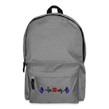 Herzfrequenz-Cardio für Oregon - Rucksack - Mittelgrau - Vorne