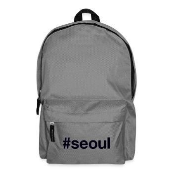 SEOUL Hashtag - Backpack - elephant grey - Front