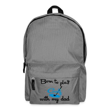 Funny sayings for golfers - Backpack - elephant grey - Front